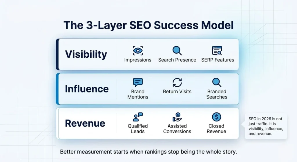 infographics on 3 layers of seo models