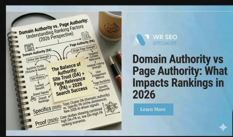Domain Authority vs Page Authority: What Impacts Rankings in 2026
