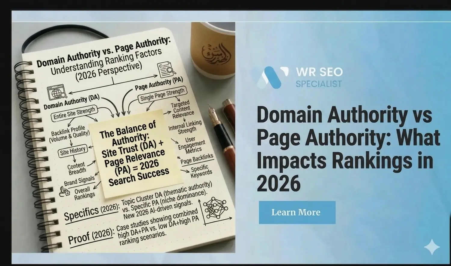 Domain Authority vs Page Authority: What Impacts Rankings in 2026