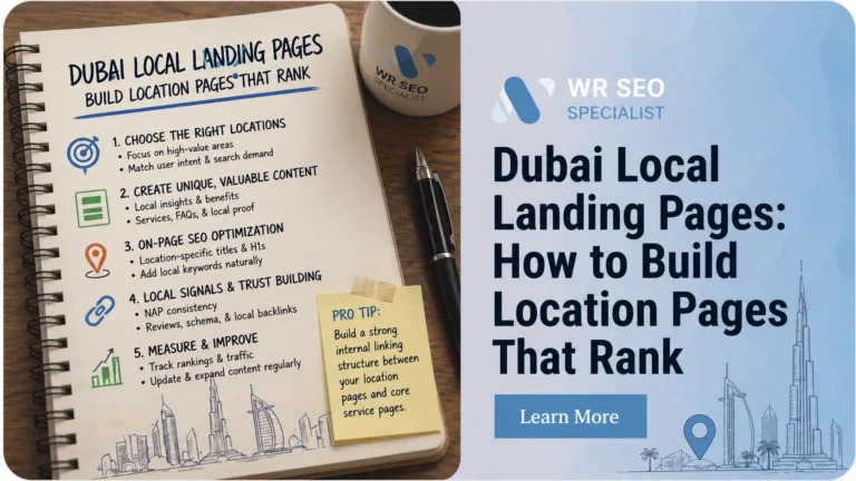 Dubai Local Landing Pages How to Build Location Pages That Rank
