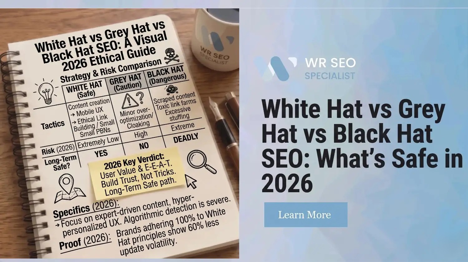 White Hat vs Grey Hat vs Black Hat SEO: What's Safe in 2026